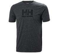 HELLYHANSEN Herren Shirt LOGO (33979) S EBONY MELANGE