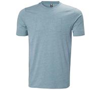 Helly Hansen - Tech Logo T-Shirt - Kunstfaserunterwäsche, Gr. L, türkis (WashedNavy)