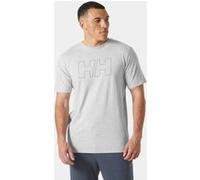 Helly Hansen Tech Logo Kurzarm-t-shirt XL Grey Melange