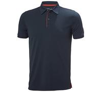 Helly Hansen Herren Kensington Tech Polo Kensington Tech Polo (1er Pack) | Strapazierfähige 100 % Baumwolle mit geripptem Kragen, Seitennähten, Knopfleiste vorne, kurze Ärmel, Drei-Knopf-Ausschnitt