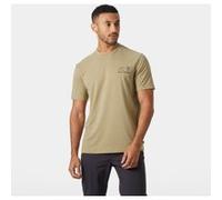 Helly Hansen Herren Skog Recycled T-shirt Mit Print S Beige