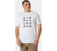 Helly Hansen SKOG GRAPHIC Herren T-Shirt, weiß, größe XL