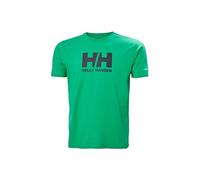 Helly-Hansen Herren T-Shirt HH Logo 499 Bright Green, Small, 499 Bright Green, Klein