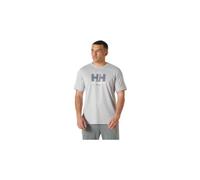 helly hansen hh tech graphic 2 0 t shirt grau mann M
