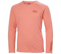 Helly Hansen Jr Loen Tech Ls Top Peach Echo Junior Unisex 14