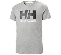 Helly Hansen Junior Unisex Jr HH Logo T-Shirt, Grau-Melange, 12