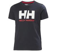 Helly Hansen Junior Unisex HH Logo T-Shirt, 8, Marineblau