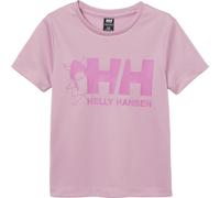 Helly Hansen K HH Tech Graphic T-shirt pink lavender (073) 7