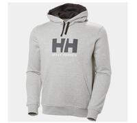 Helly Hansen Kapuzenpullover Logo Hoodie (Bio-Baumwolle) grau Herren, Größe XL