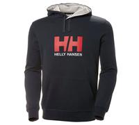 Helly Hansen Kapuzenpullover Logo Hoodie (Bio-Baumwolle) navyblau Herren, Größe M