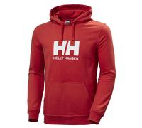 Helly Hansen Kapuzenpullover Logo Hoodie – Bio-Baumwolle – Rot – Herren Größe M