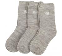 Helly Hansen - Kid's Wool Sock Basic 3-Pack - Multifunktionssocken, Gr. 29-31, grau (GreyMelange)