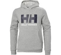 HELLYHANSEN Kinder Funktionsjacke JR HH LOGO HOODIE 2.0 GREY MELANGE 14 (7040056671307)