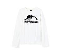 Helly Hansen Kinder Sweatshirt Graphic Sweatshirt, White, 10, 41742