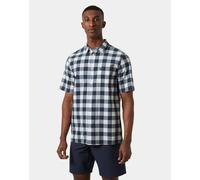 Helly Hansen Kurzarmhemd Fjord QD 2.0 (angenehmes Tragegefühl) navyblau/weiss Herren, Größe XL
