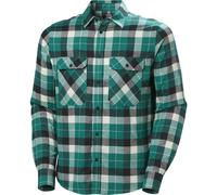 Helly Hansen Lokka Flannel LS Shirt emerald box stripe plaid (439) M