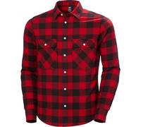 Helly Hansen Lokka Organic Flannel Long Sleeve Shirt Rot S Mann