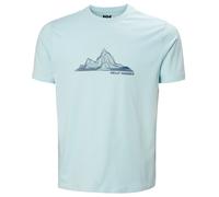 Helly Hansen - Massif Graphic T-Shirt - T-Shirt, Gr. S, grau (BarelyBlue)