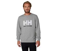 Helly Hansen Men's HH Logo Crew Sweat, Grey Melange, 2XL