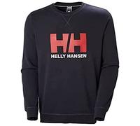 Helly Hansen Men's HH Logo Crew Sweat, Navy, M