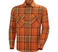 Helly Hansen Men's Lokka Flannel Shirt ginger biscuit fjell plaid (705) S