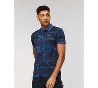 Helly Hansen Newport Polo Poloshirt 34304-585 Blau;Print;Dunkelblau M