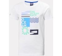 Helly Hansen Kinder Segel-t-shirt Junior Jr The Ocean Race T-shirt Weiß 8 Anni