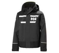 Helly Hansen Regenjacke "Salt Port 2.0" in Schwarz - Größe 140 | Kinder Outdoor Jacken