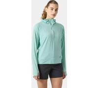 Helly Hansen Outdoor-sweatshirt Für Frauen Frau Shine Solen Half-zip Sun Hoodie Damen Grün M
