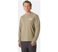 Helly Hansen Skog Graphic Tee Langarm-t-shirt Pebble 2XL (63407_757-2XL)