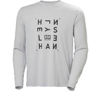 Helly Hansen Skog Graphic LS Tee grey fog (853) XL
