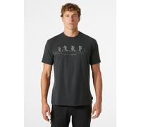Helly Hansen Skog Herren-T-Shirt, recycelt, Ebenholz, Größe S