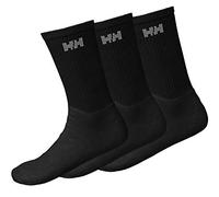 Helly Hansen Unisex 3 Paar Resistente Baumwollsocken 35-38 Schwarz