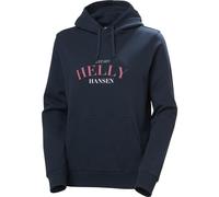 Helly Hansen Core Graphic Damen Hoodie ozeanblau - M