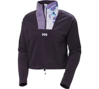 Helly Hansen W Daybreaker Cropped Fleece black grape color max aop (660) XL