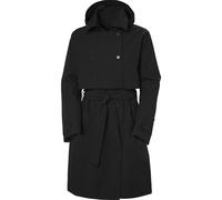 Helly-Hansen Damen Jane Trench Trenchcoat, 990 Schwarz, Medium