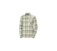 Helly Hansen W Lokka Flannel LS SHT light lav box stripe plaid (463) S