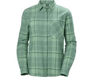 Helly Hansen W Lokka Organic Flannel LS SHT jade 2.0 (406) M