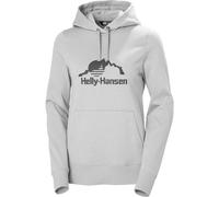 Helly Hansen Damen W Nord Graphic Pullover Hoodie, Grau Melange 2.0, M
