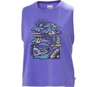 Helly Hansen W Skog Graphic Tank TOP ultra violet (690) S