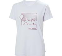 Helly Hansen - Women's Skog Graphic Tee - T-Shirt, Gr. M, grau/weiß (EvenLightPurple)