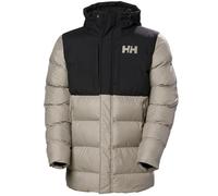 Helly Hansen Winter-Steppjacke Active Puffy Long (warm, wasserabweisend) hellgrau/schwarz Herren, Größe M
