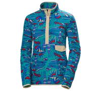Helly Hansen - Women's Maridalen Printed Fleece - Fleecepullover, Gr. XL, blau (DarkMintRaycoLrgAop)