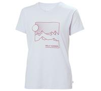 Helly Hansen - Women's Skog Graphic Tee - T-Shirt, Gr. L, grau/weiß (EvenLightPurple)