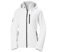 Helly Hansen Women's W Crew Hooded Jacket 2.0, White, 3XL
