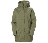 Helly Hansen Womens W Victoria Mid Length Raincoat, Green, XL