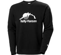 Helly Hansen Yu Crew 2.0 Sweatshirt schwarz/weiß/bedruckt - M