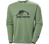 Helly Hansen Yu Crew 2.0 Sweatshirt grün/schwarz - L