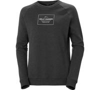 HELLYHANSEN Damen Sweatshirt W F2F ORGANIC COTTON SWEATER (62935) S EBONY MELANGE