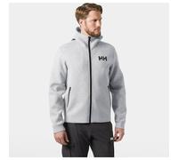 HELLYHANSEN Herren Kapuzensweat HP OCEAN FZ 2.0 (34264) S GREY MELANGE